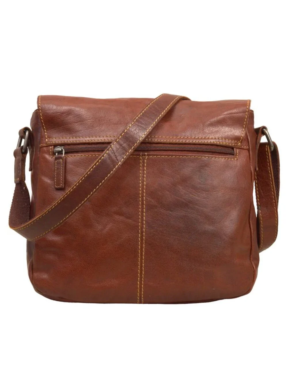Jack Georges Leather Messenger Bag Nice!